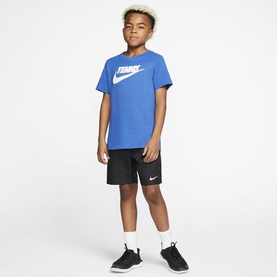 Nike Boys Graphic Tennis T-Shirt - Game Royal/White - main image