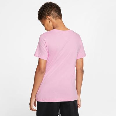 Nike Boys Graphic Tennis T-Shirt - Pink Rise - main image