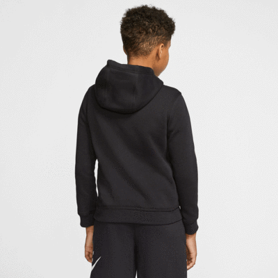 Nike Boys Sportwear Club Fleece Hoodie - Black