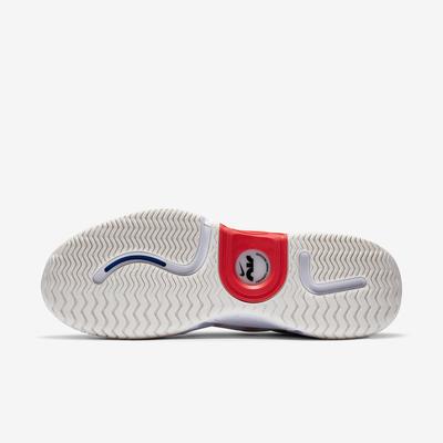 Nike Mens Air Zoom GP Turbo Tennis Shoes - White/Racer Blue - main image