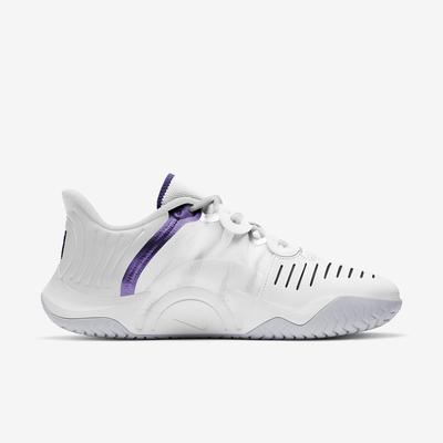 Nike Mens Air Zoom GP Turbo Tennis Shoes - White/Court Purple - main image