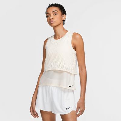 Nike Womens Dri-FIT Tennis Tank - Guava Ice/Black