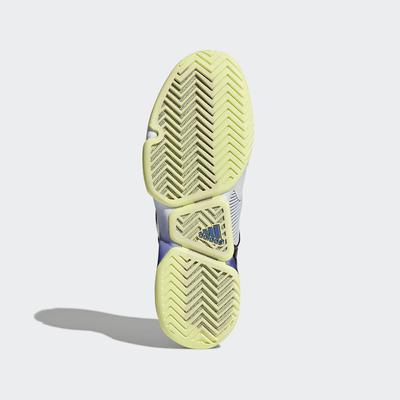 Adidas Mens Adizero Ubersonic 2.0 Tennis Shoes - Blue Tint/Frozen Yellow - main image