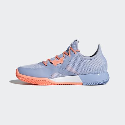 Adidas Womens Adizero Defiant Bounce Tennis Shoes - Blue/Orange - main image