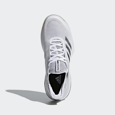Adidas Womens Adizero Ubersonic 3.0 Tennis Shoes - White/Black - main image