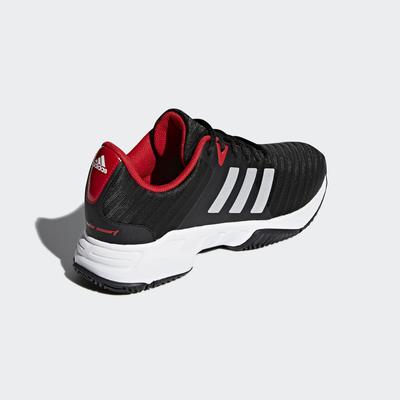 Adidas Mens Barricade Court 3 Tennis Shoes - Black/White - main image