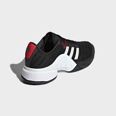 Adidas Mens Barricade 2018 Tennis Shoes - Black/White - main image