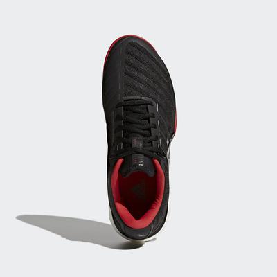 Adidas Mens Barricade Boost 2018 Tennis Shoes - Core Black/Red - main image