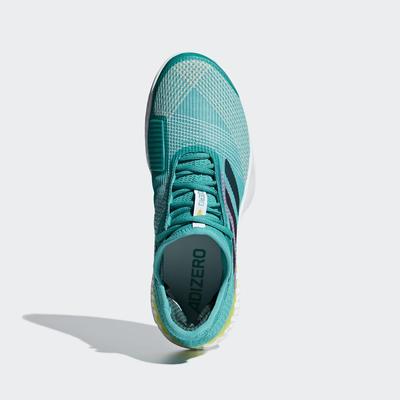 Adidas Mens Adizero Ubersonic 3.0 Tennis Shoes - Hi-Res Aqua - main image