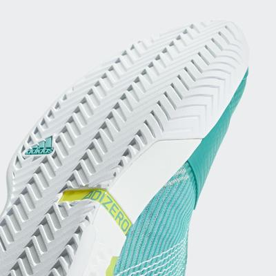 Adidas Mens Adizero Ubersonic 3.0 Tennis Shoes - Hi-Res Aqua - main image