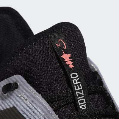 Adidas Mens Adizero Ubersonic 3.0 Tennis Shoes - Matte Silver/Red
