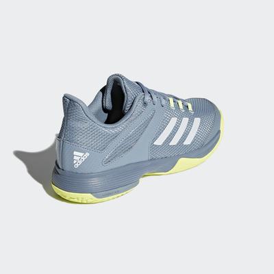 Adidas Kids Adizero Club Tennis Shoes - Blue/Yellow - main image