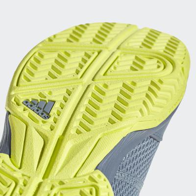 Adidas Kids Adizero Club Tennis Shoes - Blue/Yellow - main image