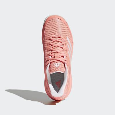 Adidas Kids Adizero Club Tennis Shoes - Chalk Coral/White - main image