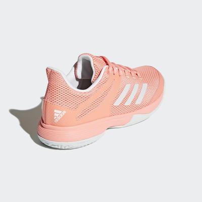 Adidas Kids Adizero Club Tennis Shoes - Chalk Coral/White - main image