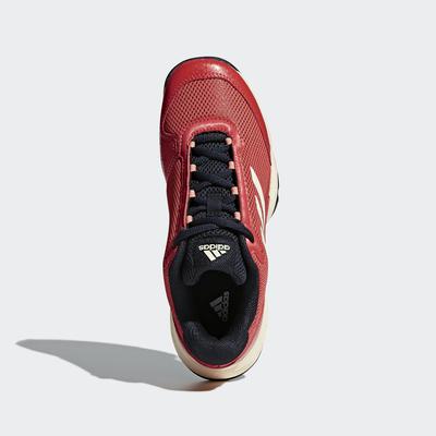 Adidas Kids Barricade Club Tennis Shoes - Coral - main image