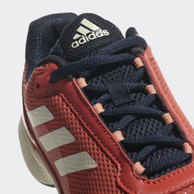 Adidas Kids Barricade Club Tennis Shoes - Coral - main image