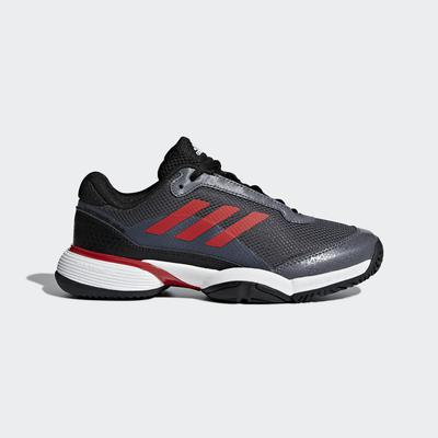 Adidas Kids Barricade Club Tennis Shoes - Black/Red - main image