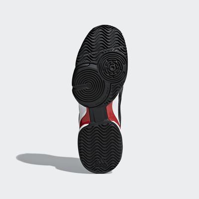 Adidas Kids Barricade Club Tennis Shoes - Black/Red - main image