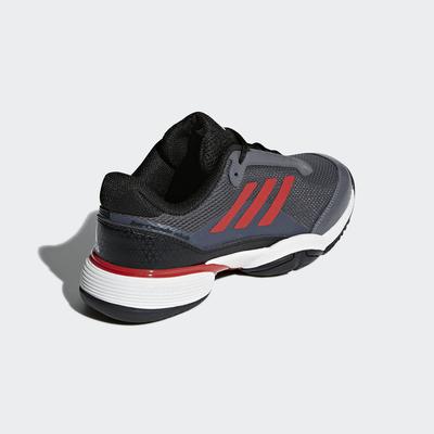 Adidas Kids Barricade Club Tennis Shoes - Black/Red - main image