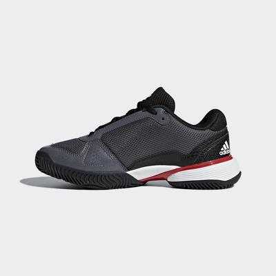 Adidas Kids Barricade Club Tennis Shoes - Black/Red - main image