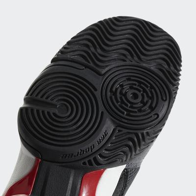 Adidas Kids Barricade Club Tennis Shoes - Black/Red - main image