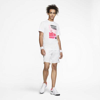 Nike Mens Tennis T-Shirt - White - main image