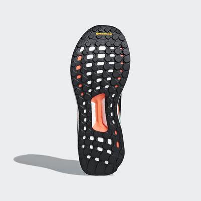 Adidas Mens Solar Boost Running Shoes - Black/Grey/Aqua - main image