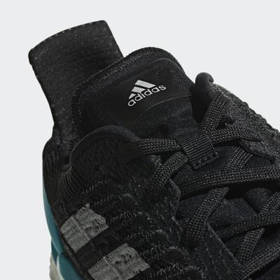 Adidas Mens Solar Boost Running Shoes - Black/Grey/Aqua - main image