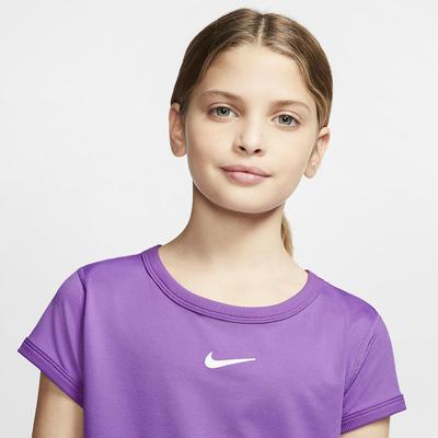 Nike Girls Dri-FIT Top - Purple Nebula - main image