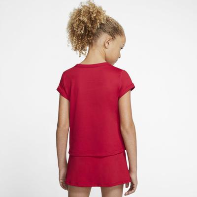 Nike Girls Dri-FIT Top - Gym Red