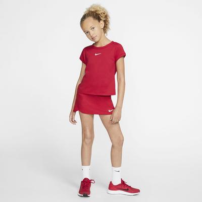 Nike Girls Dri-FIT Top - Gym Red - main image