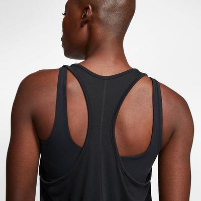 Nike Womens Yoga Tank Top - Black - main image