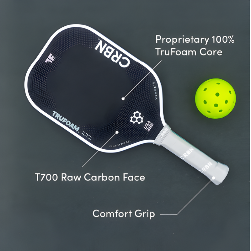 CRBN 1 TruFoam Genesis 14mm (Elongated/Long Handle) Pickleball Paddle - main image