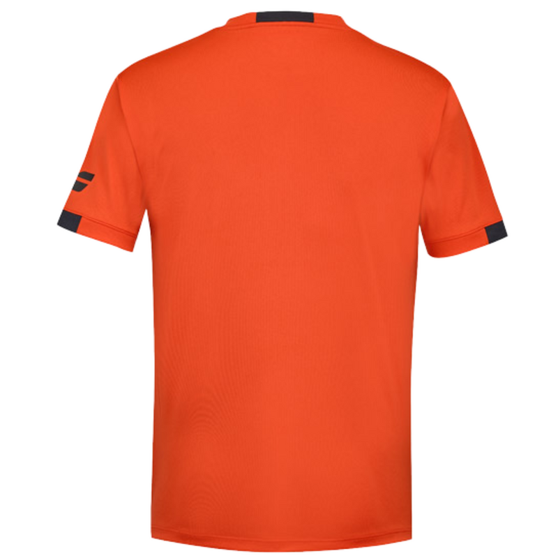 Babolat Mens Play Crew Neck Tee - Fiesta Red - main image
