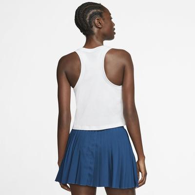 Nike Womens Cropped Tennis Tank - White - main image