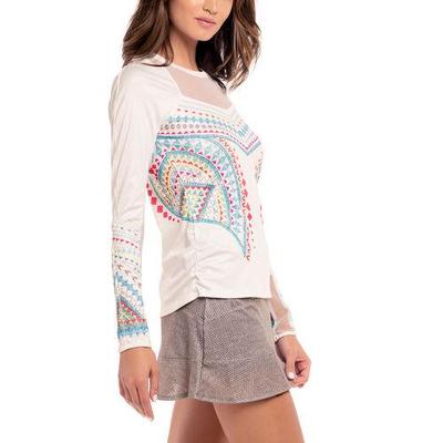 Lucky in Love Womens Desert Vibes LS - White/Multicoloured - main image
