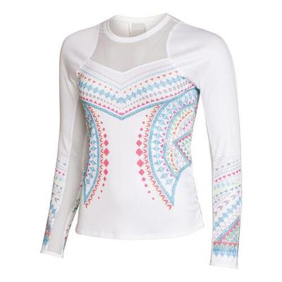 Lucky in Love Womens Desert Vibes LS - White/Multicoloured - main image