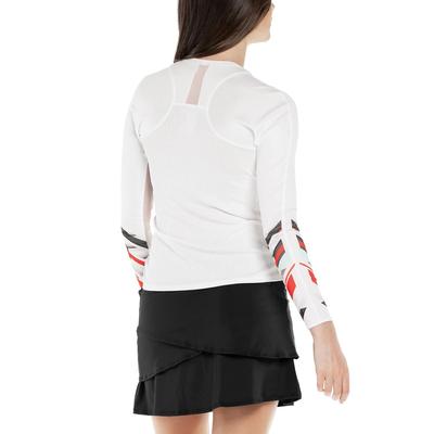 Lucky in Love Womens Tech It In Long Sleeve Top - White - main image