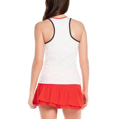 Lucky in Love Womens Baseline Tank - White - main image