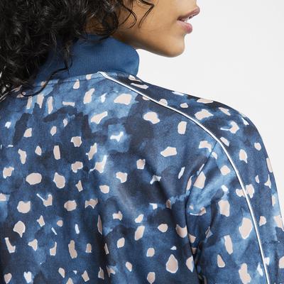 Nike Womens Printed Tennis Jacket - Valerian Blue - main image