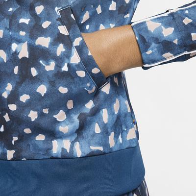 Nike Womens Printed Tennis Jacket - Valerian Blue