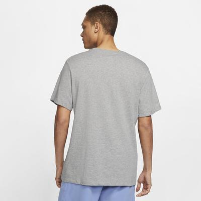 Nike Mens Court Graphic Tennis T-Shirt - Dark Grey Heather - main image