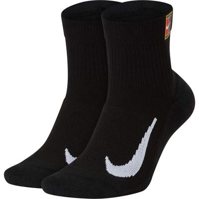 Nike Court Crew Socks (2 Pairs) - Black