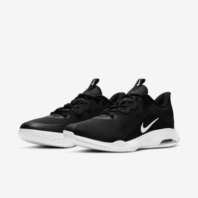 Nike Mens Air Max Volley Tennis Shoes - Black/White - main image