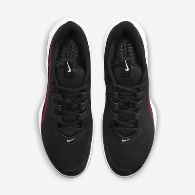 Nike Mens Air Max Volley Tennis Shoes - Black/Red