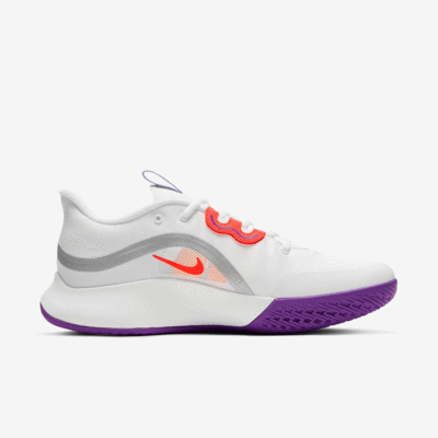 Nike Womens Air Max Volley Tennis Shoes - White/Purple Pulse - main image
