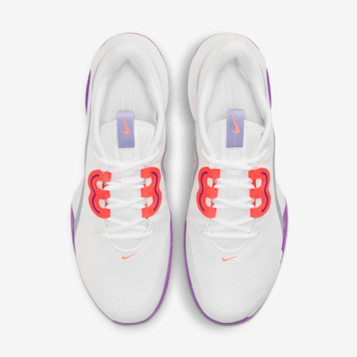 Nike Womens Air Max Volley Tennis Shoes - White/Purple Pulse - main image
