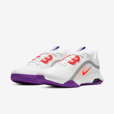 Nike Womens Air Max Volley Tennis Shoes - White/Purple Pulse - main image