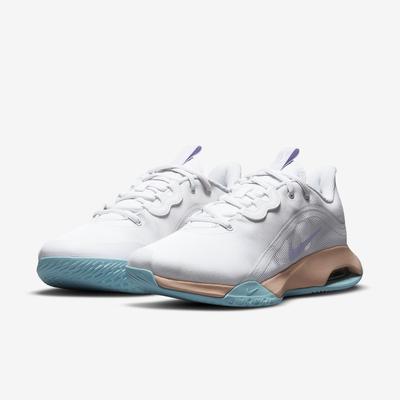 Nike Womens Air Max Volley Tennis Shoes - White/Copa - main image